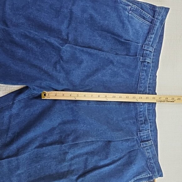 Vintage Dockers Jeans Men's 54x32 Pleated Denim High Rise 80s USA Made NWT NEW - Picture 14 of 16